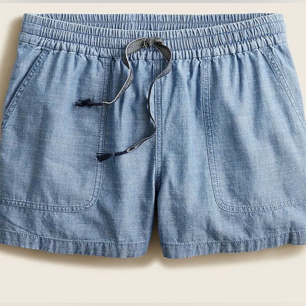 Jcrew Pull On Chambray Shorts